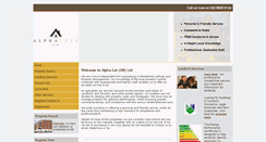 Desktop Screenshot of alpha-lets.co.uk